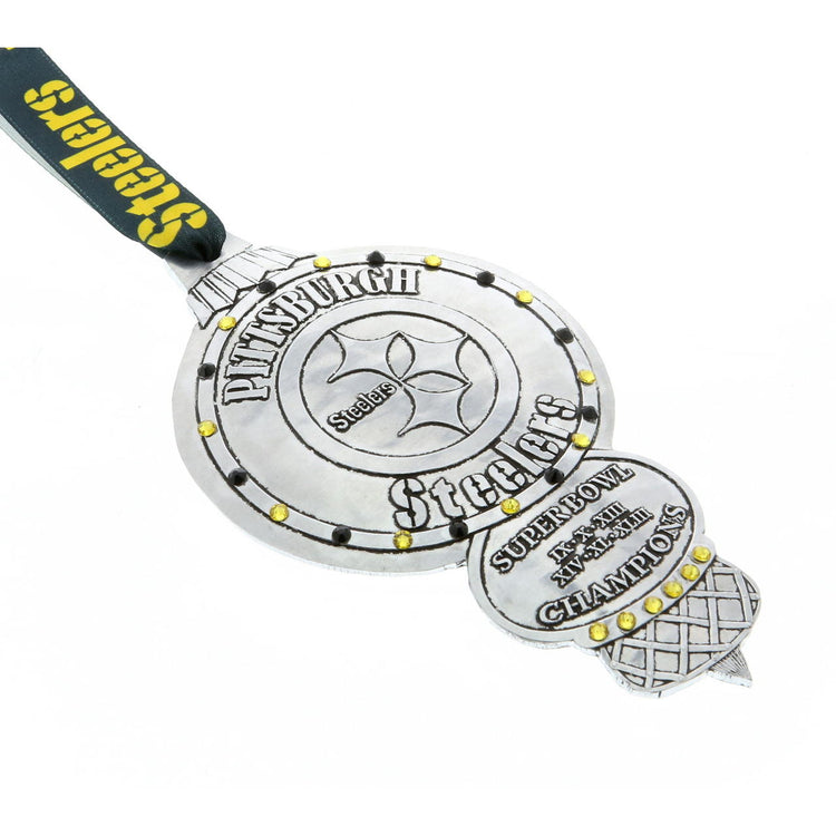 Pittsburgh Steelers Collector's Edition Ornament with  Crystals - Wendell August Forge