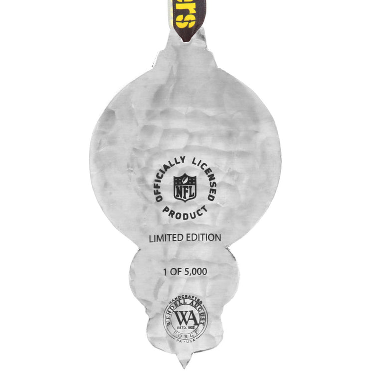 Pittsburgh Steelers Collector's Edition Ornament with  Crystals - Wendell August Forge