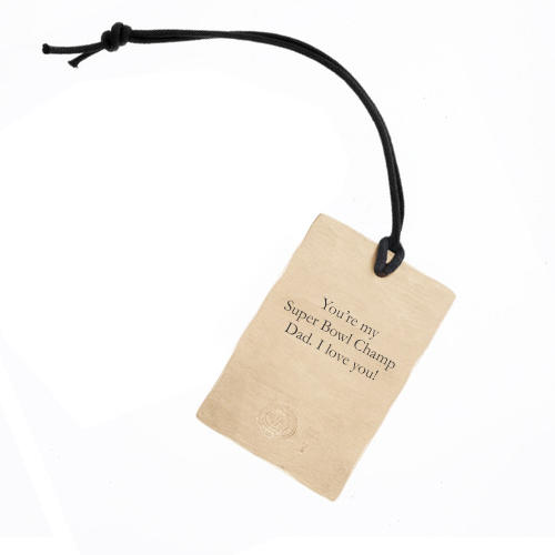 Pittsburgh Steelers Logo Bag Tag (Bronze)