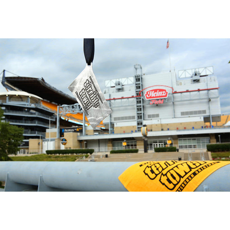 Pittsburgh Steelers Terrible Towel Ornament (Aluminum)