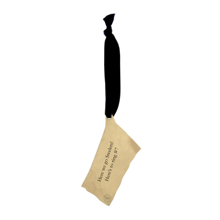 Pittsburgh Steelers Terrible Towel Ornament (Bronze)