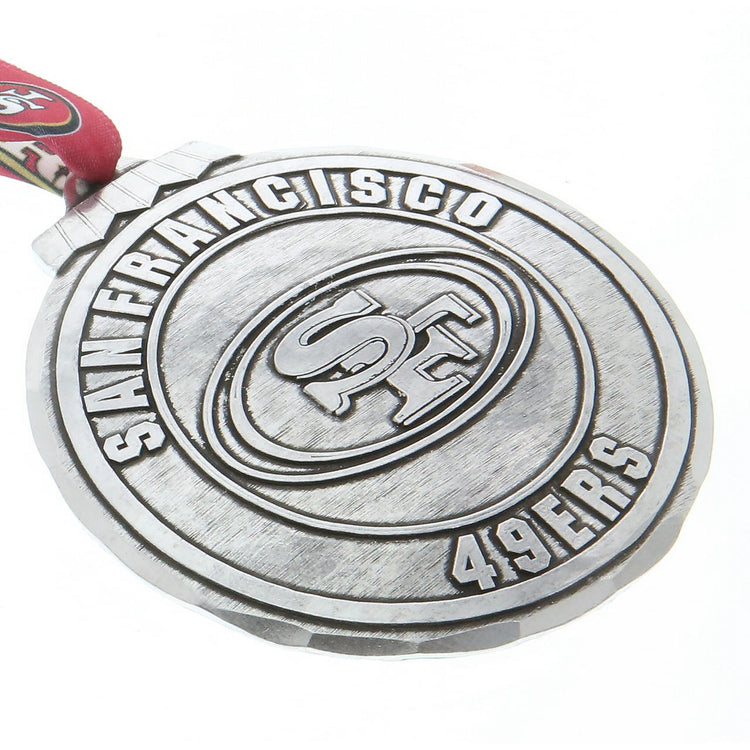 San Francisco 49ers Classic Round Ornament (Aluminum)
