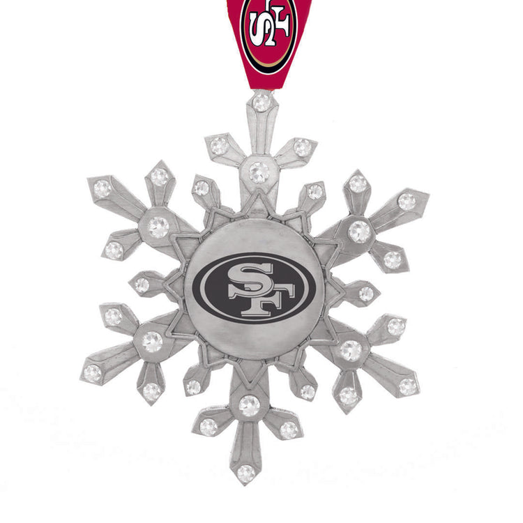 San Francisco 49ers Snowflake Collectible Ornament