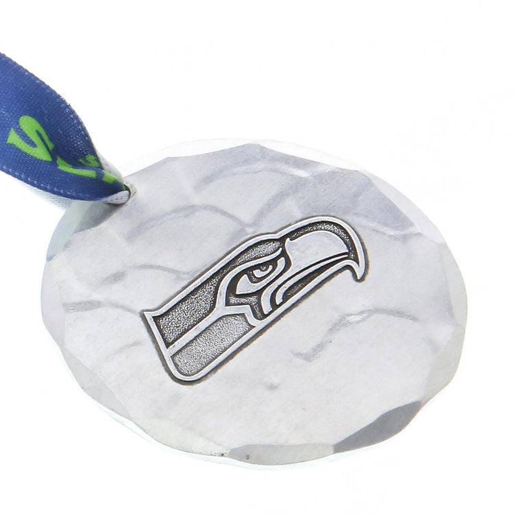 Seattle Seahawks Small Round Ornament (Aluminum)