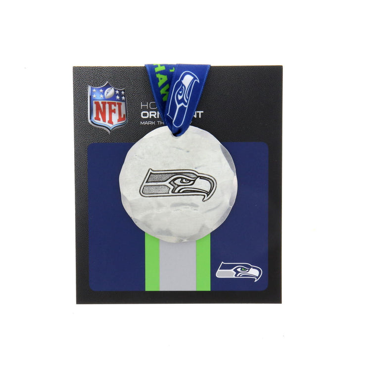 Seattle Seahawks Small Round Ornament (Aluminum)