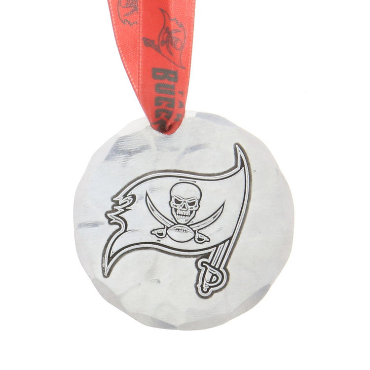 Tampa Bay Buccaneers Small Round Ornament (Aluminum) 
