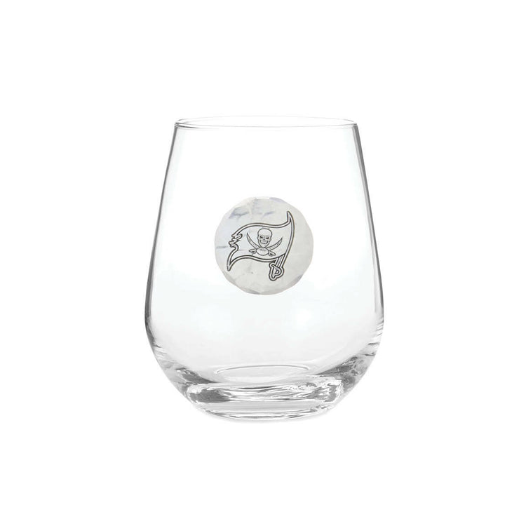 Tampa Bay Buccaneers Stemless Wine Glass
