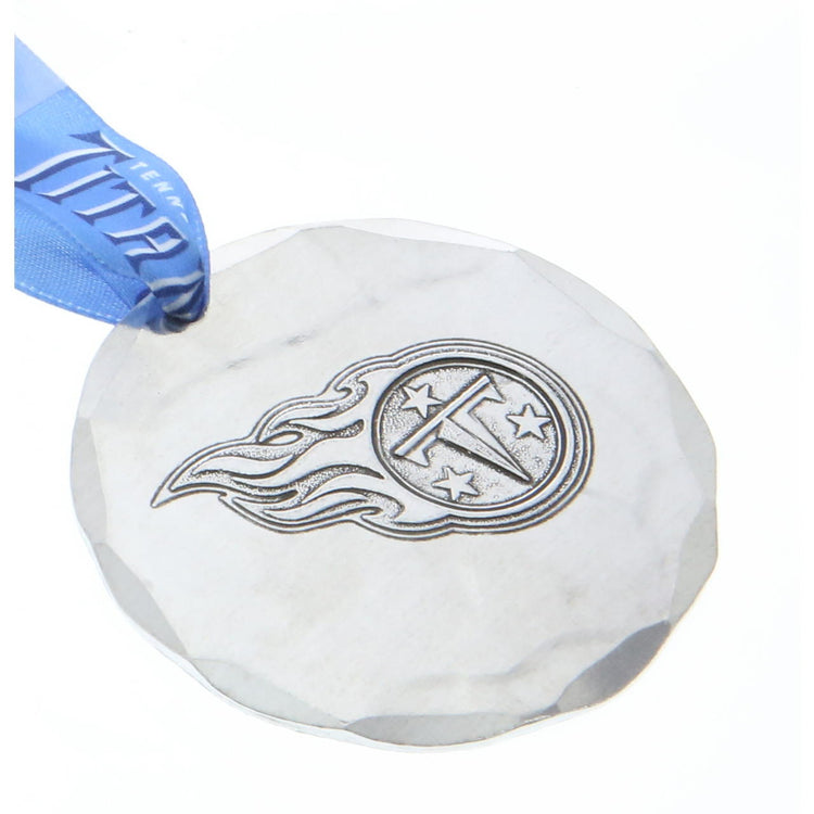 Tennessee Titans Small Round Ornament (Aluminum) 
