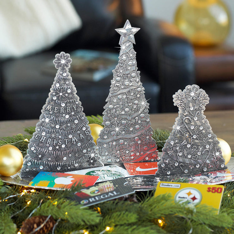 The Magic Christmas Village Peppermint Tree- Small (Aluminum) 