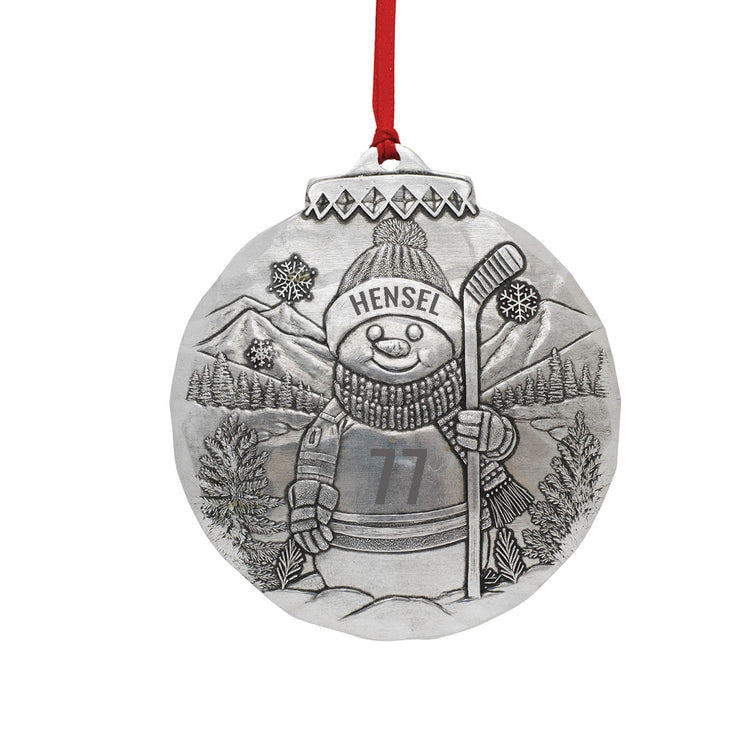 Hockey Holiday Snowman