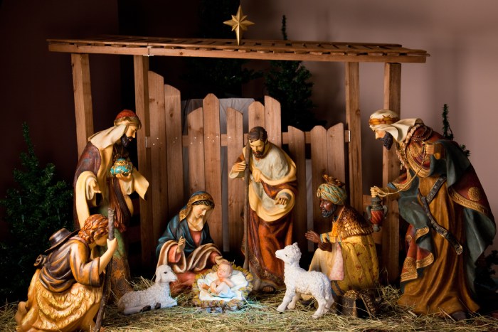 Original nativity scene